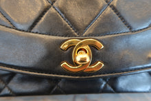 画像をギャラリービューアに読み込む, CHANEL/シャネル ダイアナマトラッセチェーンショルダーバッグ ラムスキン ブラック/ゴールド金具 ショルダーバッグ 700110016