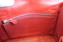 將圖片載入圖庫檢視器 HERMES/エルメス ケリー25 ヴォーエプソン ルージュ □L刻印 ショルダーバッグ 700080125