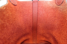 将图片加载到图库查看器,HERMES PICOTIN LOCK TOUCH PM Clemence leather/Swift leather Rouge H/Brique □R刻印 Hand bag 800010138