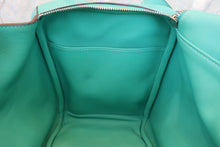 Load image into Gallery viewer, HERMES LINDY 34 Swift leather Lagon □K Engraving Shoulder bag 700060046