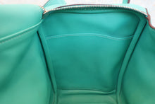 Load image into Gallery viewer, HERMES LINDY 34 Swift leather Lagon □K Engraving Shoulder bag 700060046