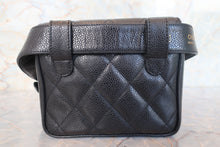 画像をギャラリービューアに読み込む, CHANEL/シャネル マトラッセウエストバッグ キャビアスキン ブラック/ゴールド金具 ウエストバッグ 700110020