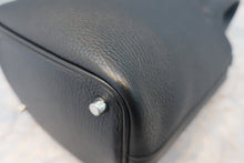 将图片加载到图库查看器,HERMES PICOTIN LOCK PM Clemence leather Black Y刻印 Hand bag 800060070