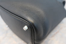 将图片加载到图库查看器,HERMES PICOTIN LOCK PM Clemence leather Black Y刻印 Hand bag 800060070