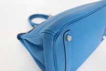 将图片加载到图库查看器,HERMES BIRKIN 30 Clemence leather Mykonos □O刻印 Hand bag 800100074