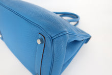 将图片加载到图库查看器,HERMES BIRKIN 30 Clemence leather Mykonos □O刻印 Hand bag 800100074