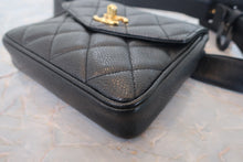 画像をギャラリービューアに読み込む, CHANEL/シャネル マトラッセウエストバッグ キャビアスキン ブラック/ゴールド金具 ウエストバッグ 700110020
