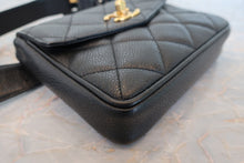 画像をギャラリービューアに読み込む, CHANEL/シャネル マトラッセウエストバッグ キャビアスキン ブラック/ゴールド金具 ウエストバッグ 700110020