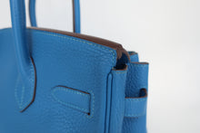 将图片加载到图库查看器,HERMES BIRKIN 30 Clemence leather Mykonos □O刻印 Hand bag 800100074