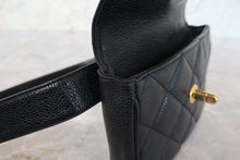 画像をギャラリービューアに読み込む, CHANEL/シャネル マトラッセウエストバッグ キャビアスキン ブラック/ゴールド金具 ウエストバッグ 700110020
