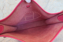 Load image into Gallery viewer, HERMES EVELYNE 3PM Epsom leather Rose tyrien □O Engraving Shoulder bag 700070170