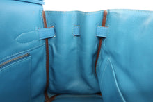 将图片加载到图库查看器,HERMES BIRKIN 30 Clemence leather Mykonos □O刻印 Hand bag 800100074