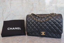 將圖片載入圖庫檢視器 CHANEL/シャネル マトラッセWフラップチェーンショルダーバッグ キャビアスキン ブラック/ゴールド金具 ショルダーバッグ 700090229
