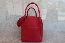 Load image into Gallery viewer, HERMES LINDY 34 Clemence leather Rouge casaque □P Engraving Shoulder bag 700070173