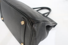 将图片加载到图库查看器,HERMES BIRKIN 30 Togo leather Black □I刻印 Hand bag 800100062