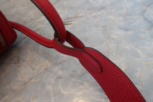 Load image into Gallery viewer, HERMES LINDY 34 Clemence leather Rouge casaque □P Engraving Shoulder bag 700070173