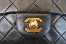画像をギャラリービューアに読み込む, CHANEL/シャネル マトラッセWフラップWチェーンショルダーバッグ ラムスキン ブラック/ゴールド金具 ショルダーバッグ 700110018