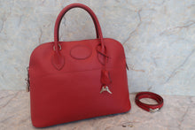 Load image into Gallery viewer, HERMES BOLIDE 35 Epsom leather Rouge garance □K Engraving Shoulder bag 700120108