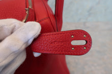 Load image into Gallery viewer, HERMES LINDY 34 Clemence leather Rouge casaque □P Engraving Shoulder bag 700070173