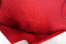 Load image into Gallery viewer, HERMES LINDY 34 Clemence leather Rouge casaque □P Engraving Shoulder bag 700070173