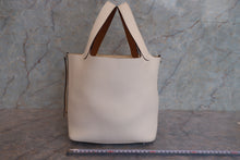 画像をギャラリービューアに読み込む, HERMES/エルメス ピコタンロックエクラMM トリヨンクレマンス/ヴォースイフト ナタ/セサミ Z刻印 ハンドバッグ 800010085