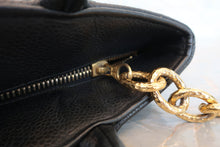 Load image into Gallery viewer, CHANEL Medallion Tote Caviar skin Black/Gold hadware Tote bag 800080025
