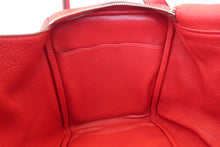 Load image into Gallery viewer, HERMES LINDY 34 Clemence leather Rouge casaque □P Engraving Shoulder bag 700070173