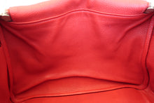 Load image into Gallery viewer, HERMES LINDY 34 Clemence leather Rouge casaque □P Engraving Shoulder bag 700070173