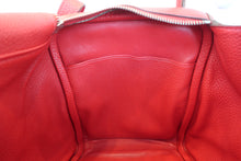 Load image into Gallery viewer, HERMES LINDY 34 Clemence leather Rouge casaque □P Engraving Shoulder bag 700070173