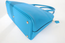将图片加载到图库查看器,HERMES BOLIDE 27 Epsom leather Blue zanzibar A刻印 Shoulder bag 800100088