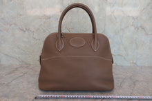 Load image into Gallery viewer, HERMES/BOLIDE 31 Clemence leather Etoupe gray A Engraving Shoulder bag 800070083