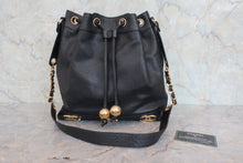 将图片加载到图库查看器,CHANEL/香奈儿 三C 链条包 荔枝皮 Black/Gold hadware(黑色/金色金属) 肩背包 800040029