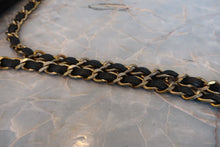 Load image into Gallery viewer, CHANEL Matelasse push lock chain shoulder bag Lambskin Black/Gold Hardware Shoulder bag 800080173