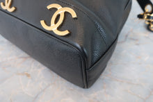 将图片加载到图库查看器,CHANEL/香奈儿 三C 链条包 荔枝皮 Black/Gold hadware(黑色/金色金属) 肩背包 800040029