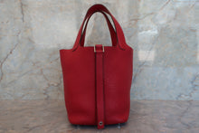 画像をギャラリービューアに読み込む, HERMES/エルメス ピコタンロックPM トリヨンクレマンス ルージュカザック A刻印 ハンドバッグ 700070138