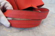 Load image into Gallery viewer, HERMES PICOTIN LOCK PM Clemence leather Rouge tomate X Engraving Hand bag 800050155