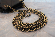 將圖片載入圖庫檢視器 CHANEL/シャネル ココマークフリンジチェーンショルダーバッグ ラムスキン ブラック/ゴールド金具 ショルダーバッグ 700090244