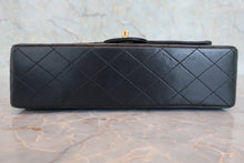 Load image into Gallery viewer, CHANEL Matelasse double flap double chain shoulder bag Lambskin Black/Gold hadware Shoulder bag 800050141