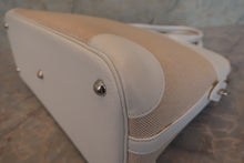 Load image into Gallery viewer, HERMES BOLIDE 35 Toile H/Clemence leather Beige/White □E Engraving Shoulder bag 700120112