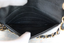 Load image into Gallery viewer, CHANEL Border Stitch chain shoulder bag Caviar skin Black/Gold hadware Shoulder bag 800080132