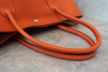 將圖片載入圖庫檢視器 HERMES/エルメス ガーデンパーティPM カントリー オレンジポピー □R刻印 トートバッグ 800010082
