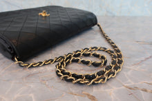画像をギャラリービューアに読み込む, CHANEL/シャネル マトラッセWフラップチェーンショルダーバッグ ラムスキン ブラック/ゴールド金具 ショルダーバッグ 800070077