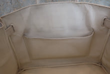 画像をギャラリービューアに読み込む, HERMES/エルメス バーキン30 ヴォーグレネ ホワイト □C刻印 ハンドバッグ 700070140