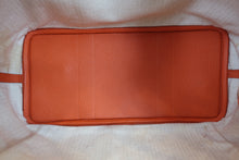 將圖片載入圖庫檢視器 HERMES/エルメス ガーデンパーティPM カントリー オレンジポピー □R刻印 トートバッグ 800010082