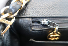 Load image into Gallery viewer, CHANEL Border Stitch chain shoulder bag Caviar skin Black/Gold hadware Shoulder bag 800080132