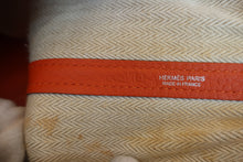 將圖片載入圖庫檢視器 HERMES/エルメス ガーデンパーティPM カントリー オレンジポピー □R刻印 トートバッグ 800010082