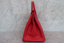 画像をギャラリービューアに読み込む, HERMES/エルメス バーキン35 ヴォーエプソン ヴァーミリオン □H刻印 ハンドバッグ 700030121