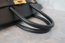 画像をギャラリービューアに読み込む, HERMES/エルメス バーキン35 アルデンヌ ブラック □D刻印 ハンドバッグ 800010127