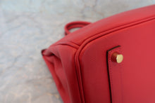 画像をギャラリービューアに読み込む, HERMES/エルメス バーキン35 ヴォーエプソン ヴァーミリオン □H刻印 ハンドバッグ 700030121