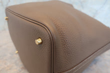 将图片加载到图库查看器,HERMES BIRKIN 35 Epsom leather Blue jean □K刻印 Hand bag 800100078